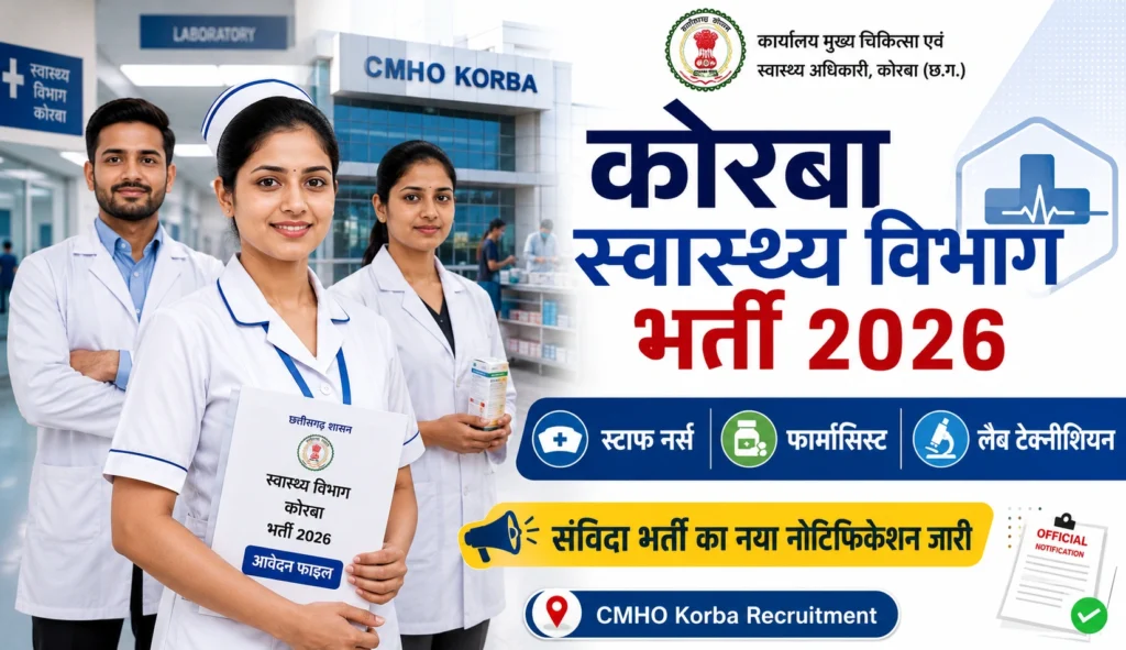 CMHO Korba Recruitment 2026