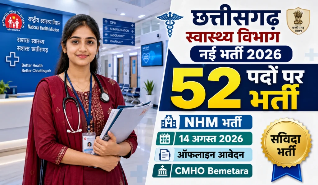 CG Health Department Vacancy 2026